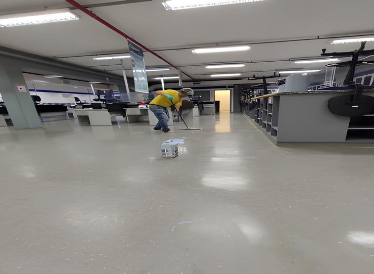 Limpeza de paviflex